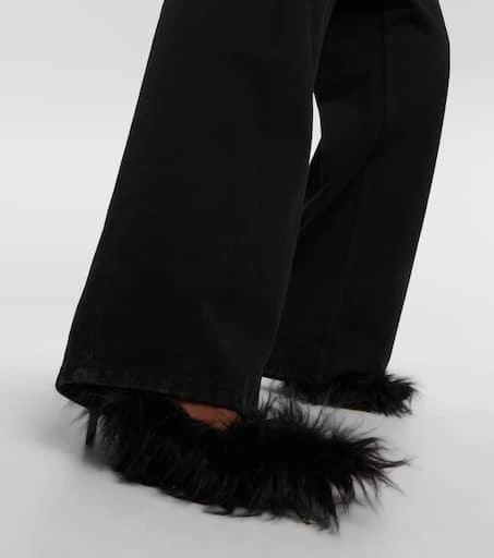 Balenciaga Flex Fur 110 faux fur pumps 4