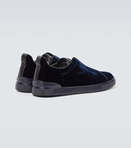 Zegna Triple Stitch suede-trimmed sneakers 6