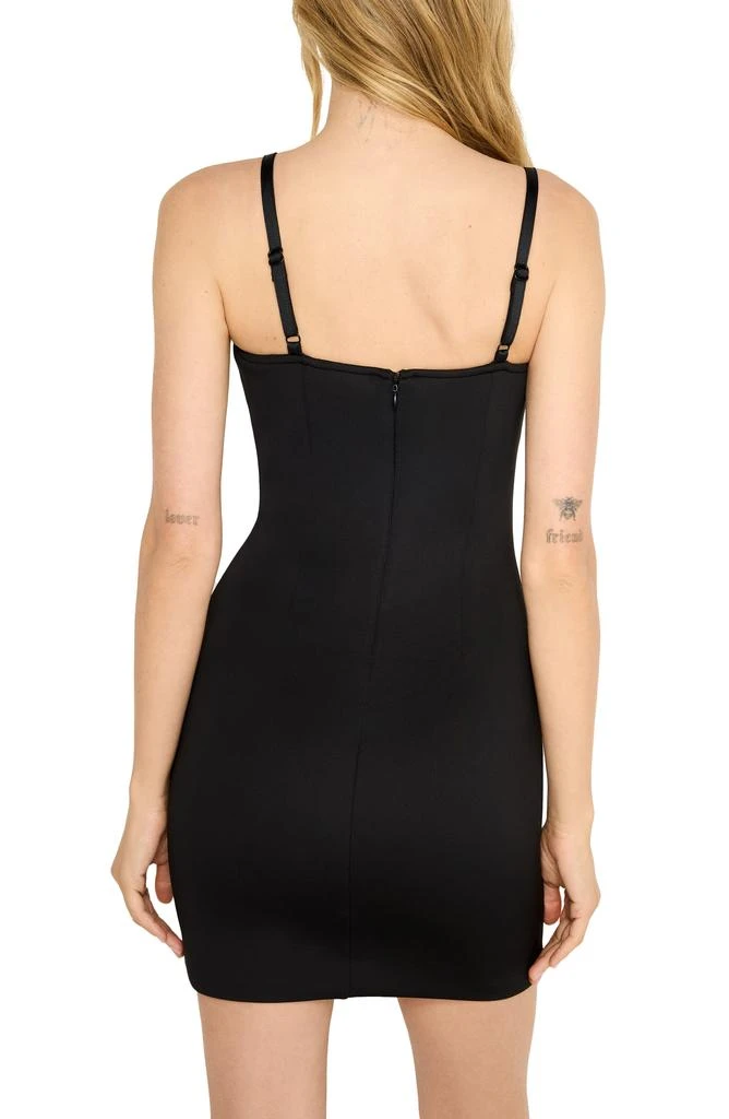 Good American Scoop Neck Scuba Knit Minidress 2