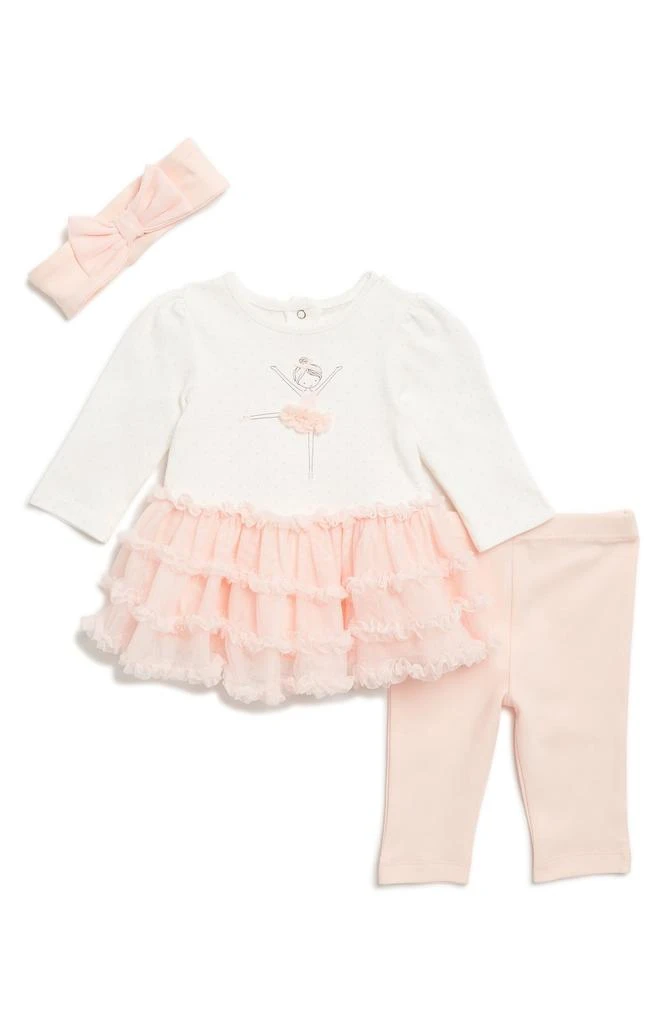 Little Me Ballet Tutu Top, Leggings & Headband Set 1
