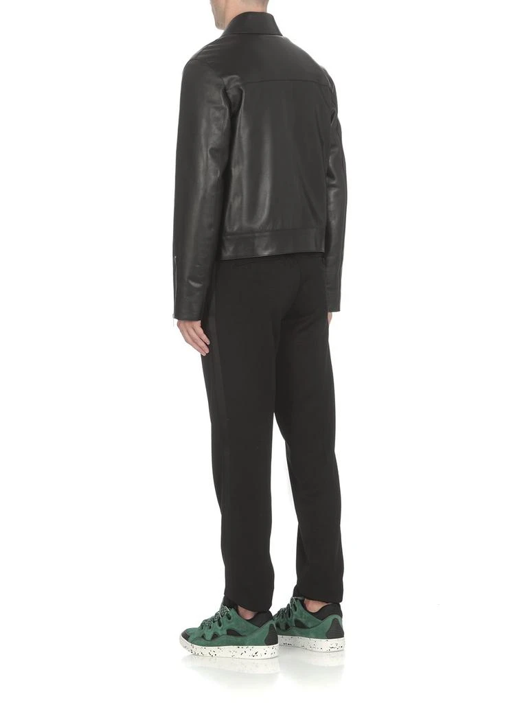 Lanvin Lanvin Zipped Leather Jacket 3