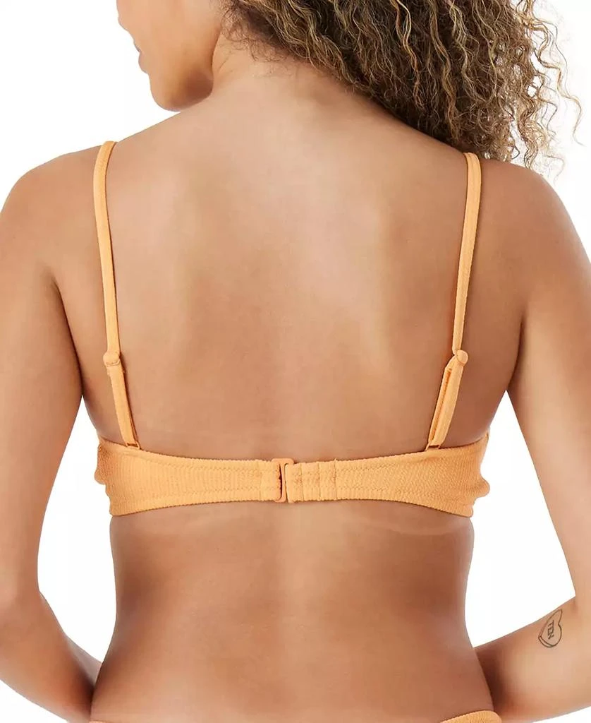 Roxy Juniors' Aruba Knot-Front Bralette Bikini Top 3
