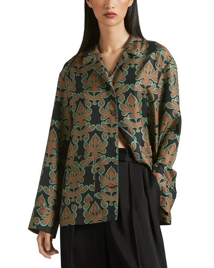 LA DOUBLE J Silk Pajama Shirt 1
