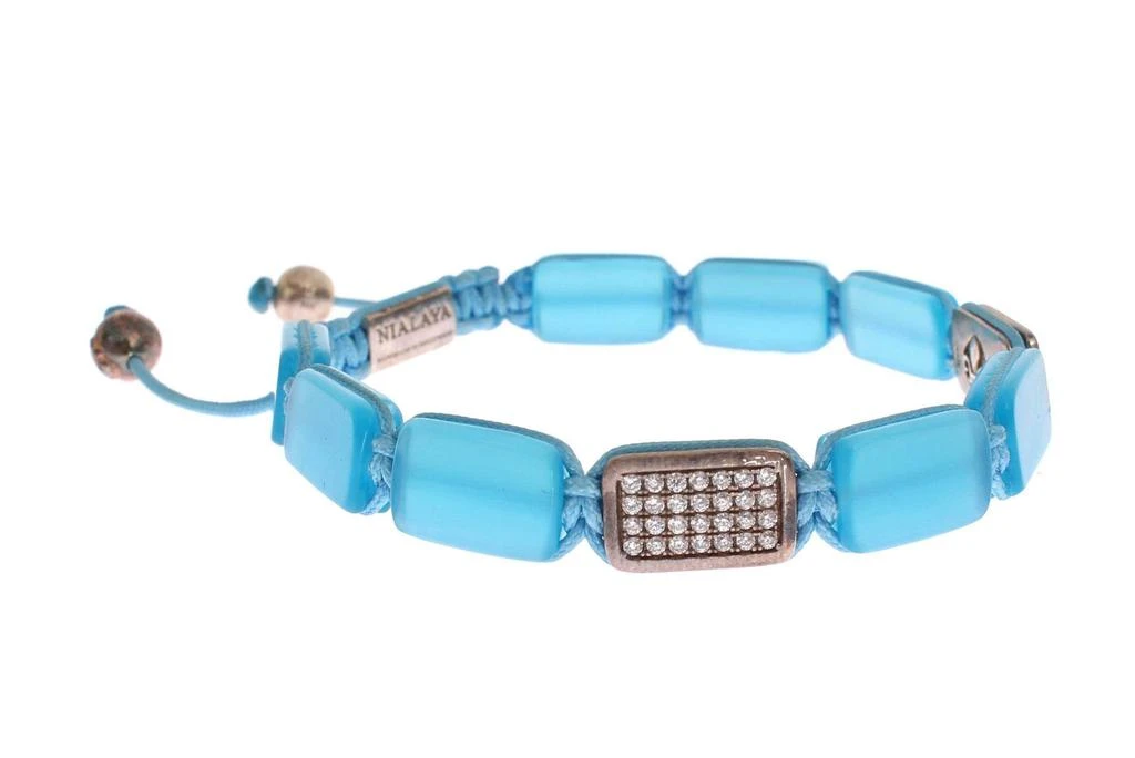 Nialaya Nialaya CZ Opal 925 Silver Bracelet 5