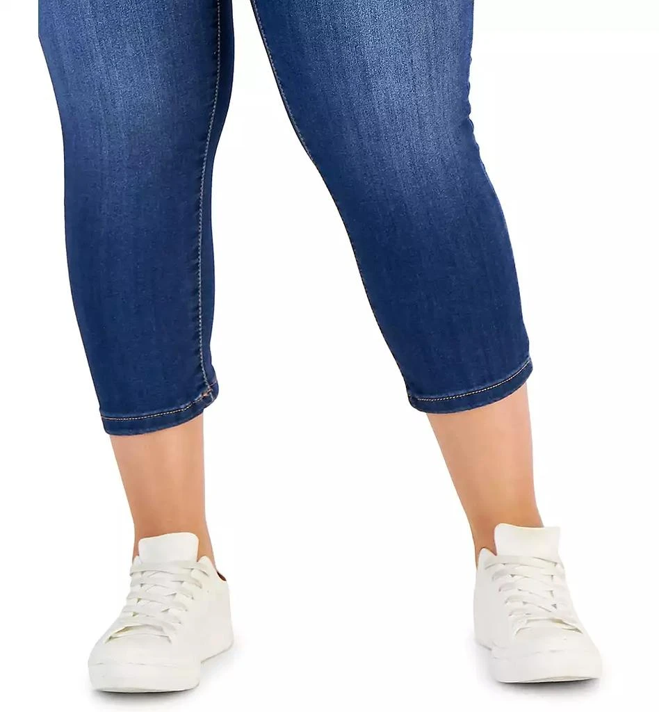 Celebrity Pink Trendy Plus Size Cropped Skinny Jeans 7