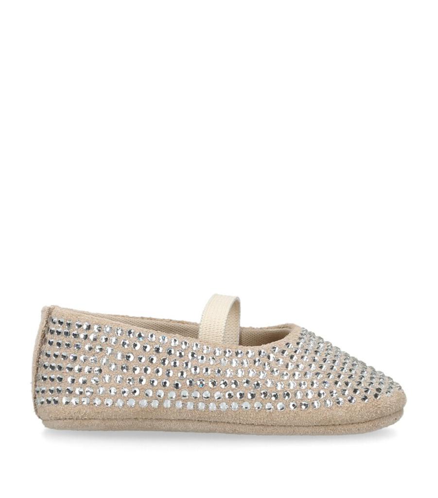Babywalker Crystal-Embellished Mary Janes