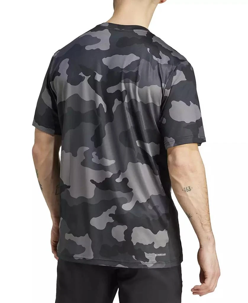 Adidas Men's AEROREADY Camo-Print Short-Sleeve T-Shirt 2