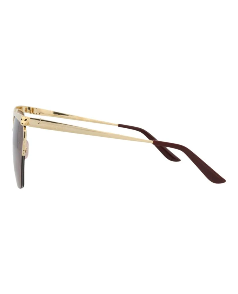 Cartier Square-Frame Metal Sunglasses 3