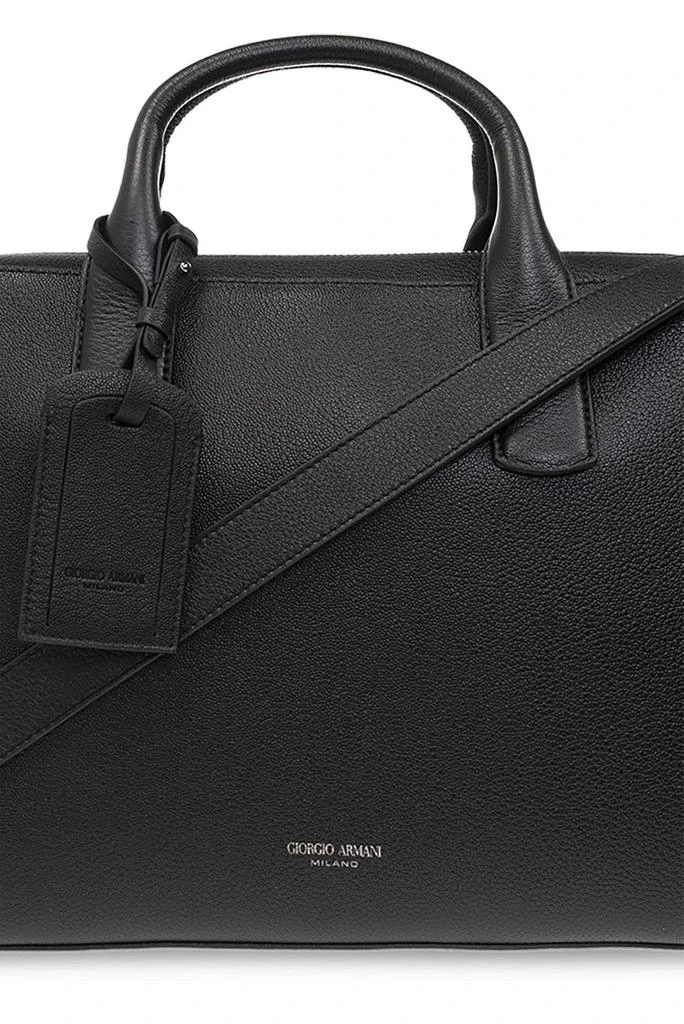 Giorgio Armani Giorgio Armani Logo Printed Laptop Bag 5