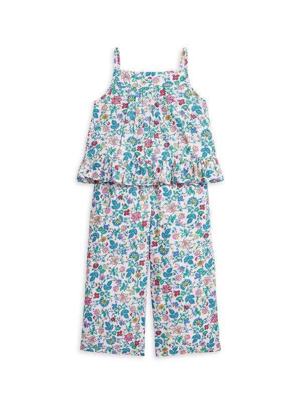 Ralph Lauren Little Girl's & Girl's Batiste 2-Piece Floral Cotton Set