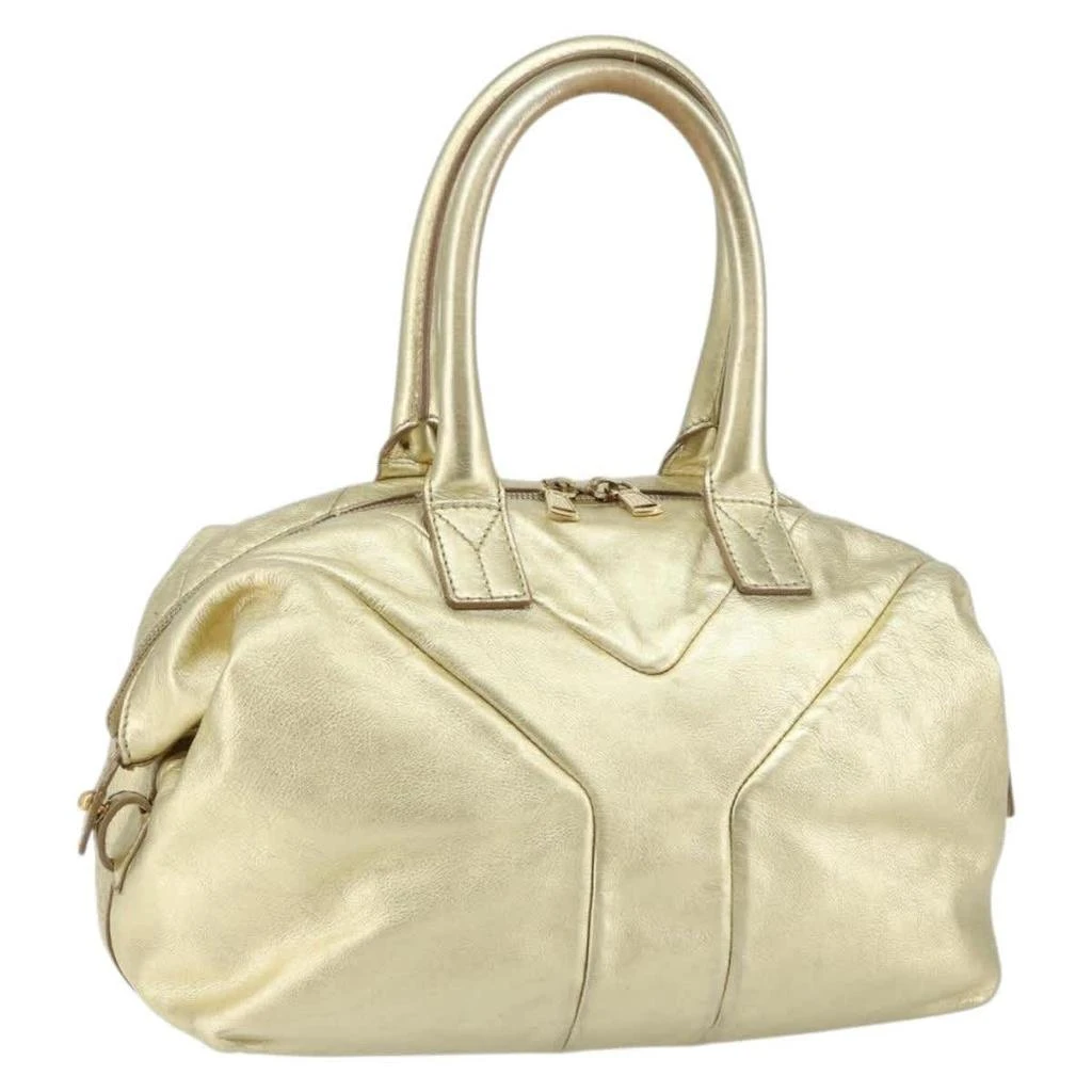 Yves Saint Laurent Easy Y Bag Pebbled Leather Leather Bag (Pre-Owned)