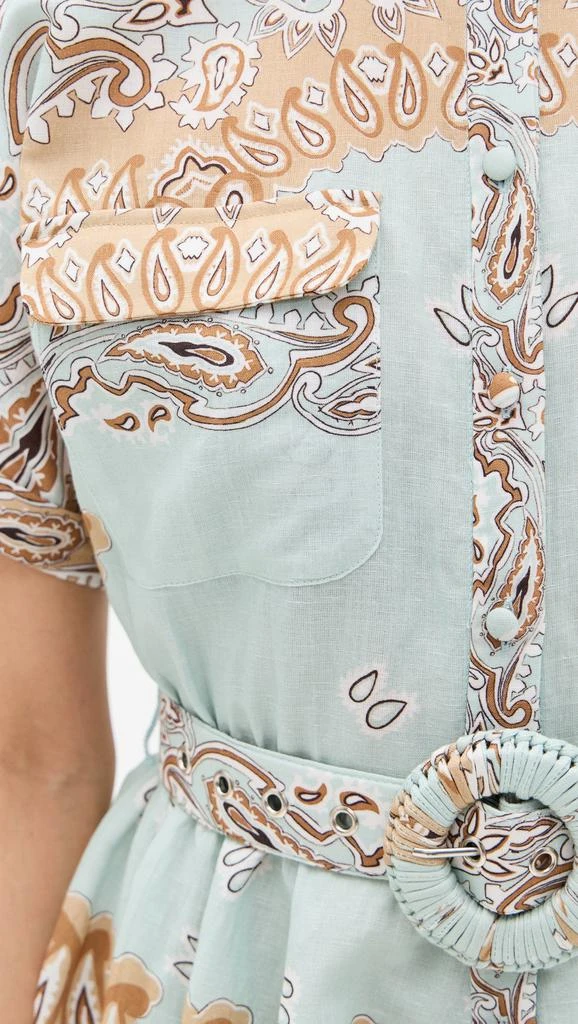 Hemant and Nandita Short Dress with Buckle Belt 5