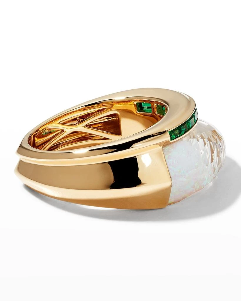 Stephen Webster Slimline Ring Set with White Opalescent Quartz 3