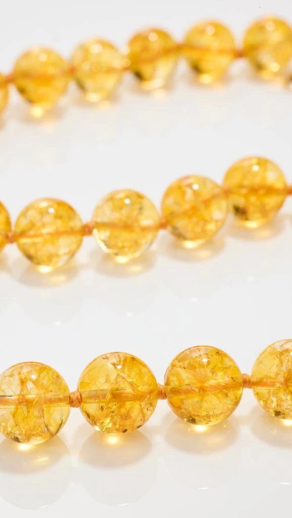 Jia Jia 14k Jumbo Citrine Sphere Necklace 4
