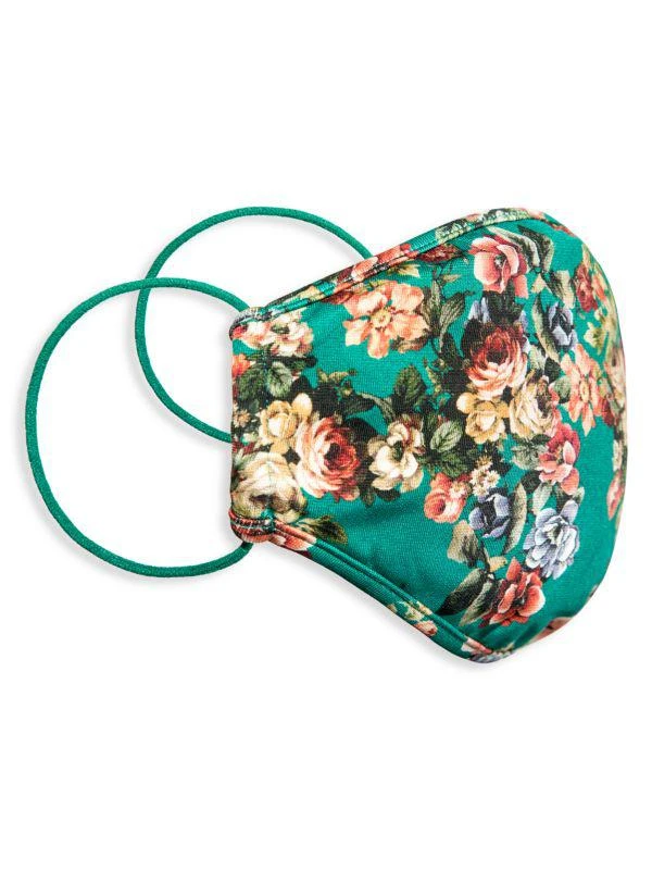 Alice + Olivia Floral Face Mask 2