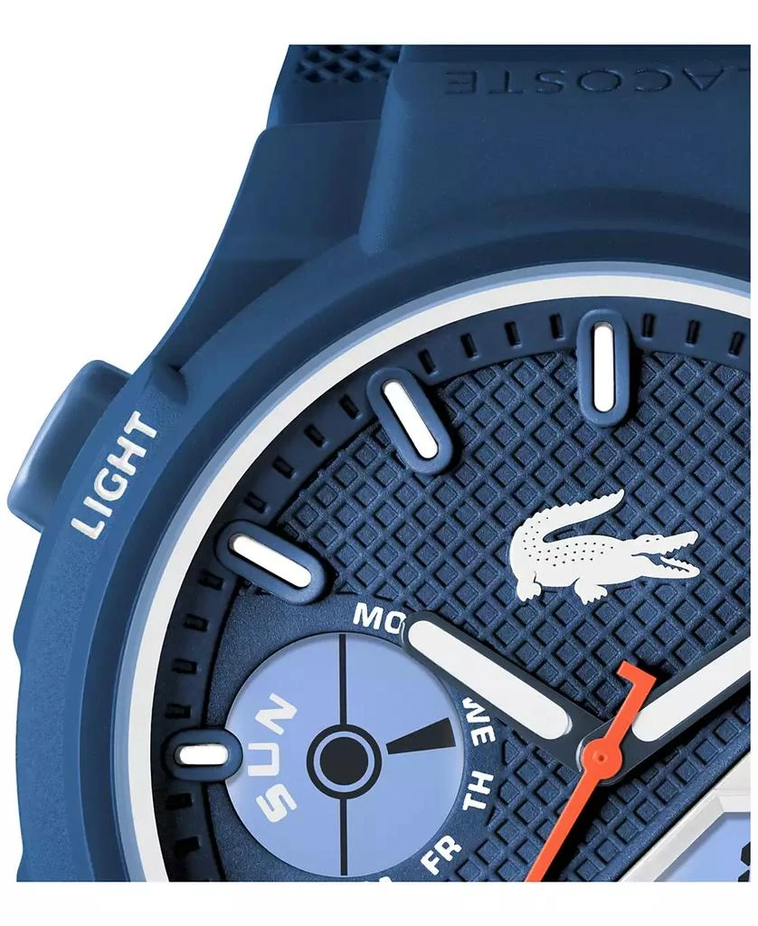 Lacoste Men's LC33 Blue Silicone Strap Watch 45mm 4