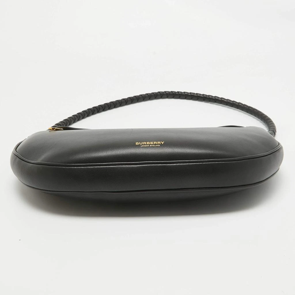 Burberry Burberry Black Leather Large Olympia Shoulder Bag 6