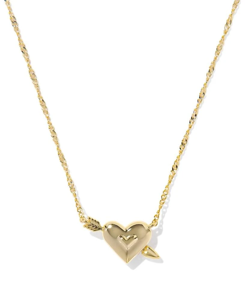 Kendra Scott Kendra Scott - Women
s Ari Heart Arrow Gold Short Pendant Necklace 2
