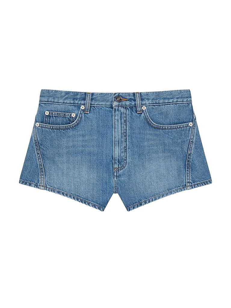 Givenchy Mini Shorts in Washed Denim 1