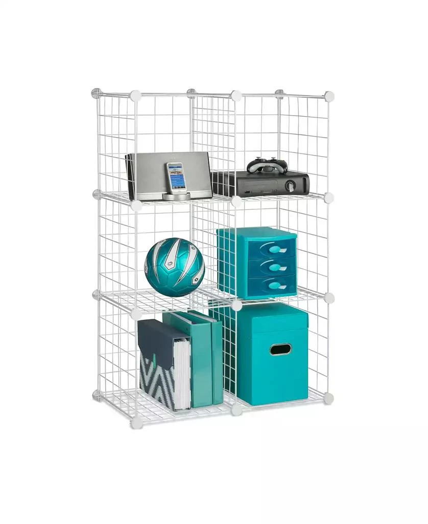 Honey Can Do Modular Mesh Storage Cube, 6 Pack 2