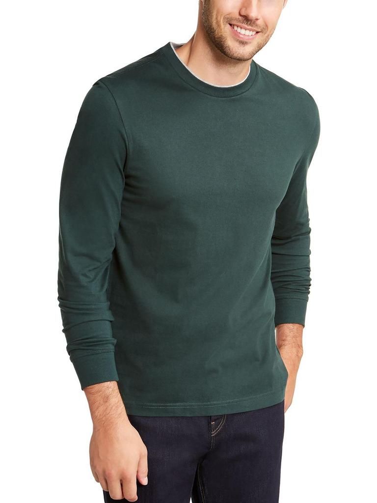 Club Room Mens Cotton Crewneck T-Shirt