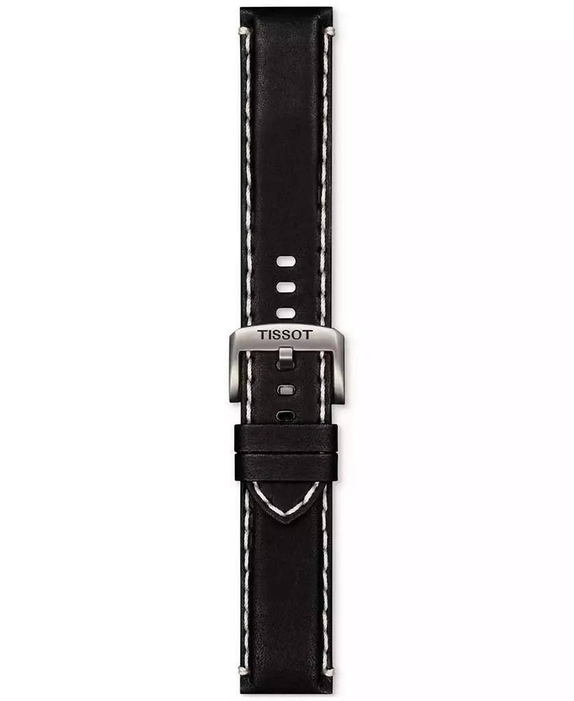 Tissot Official Interchangeable Black Leather Watch Strap 1