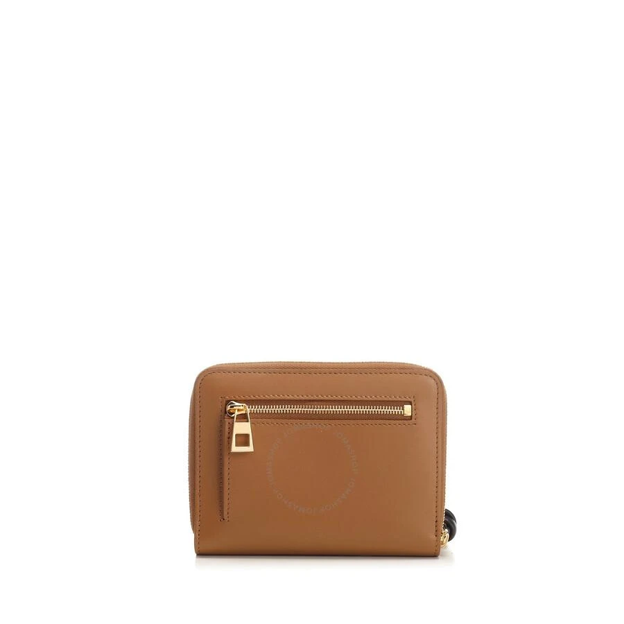 Loewe Knot Compact Zip Around Wallet - Brown 2