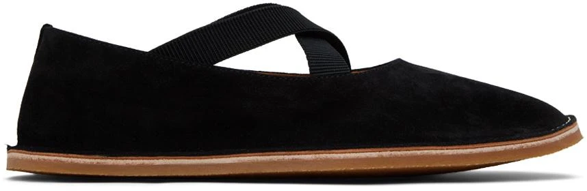 Dries Van Noten Black Criss-Cross Loafers 1