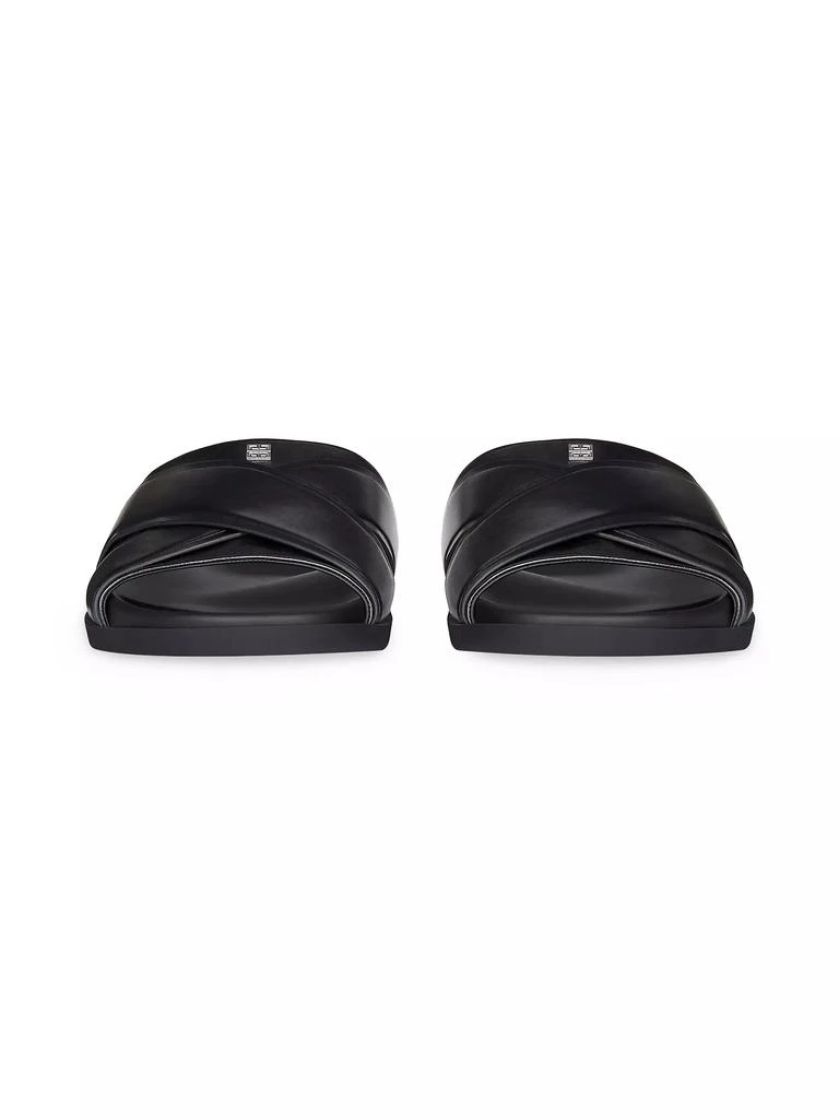 Givenchy G Plage Flat Sandals In Leather 2