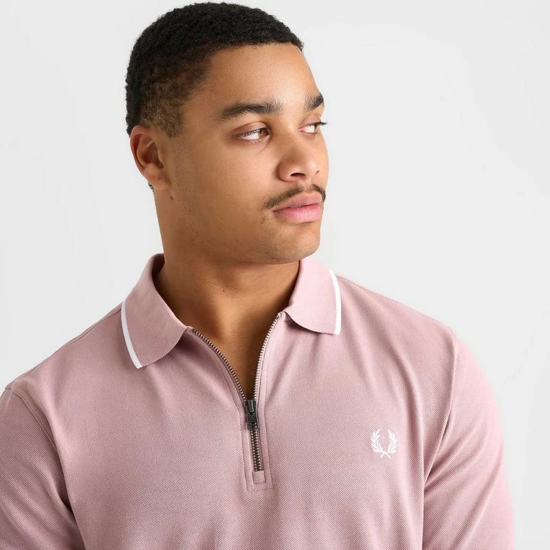 Fred Perry Men
s Fred Perry Zipped Polo Shirt 5