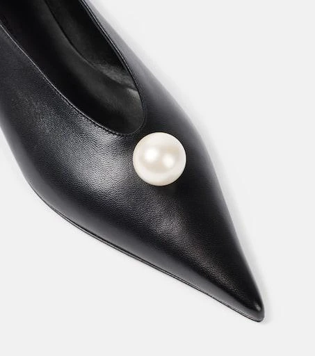 Magda Butrym Embellished leather ballet flats 5