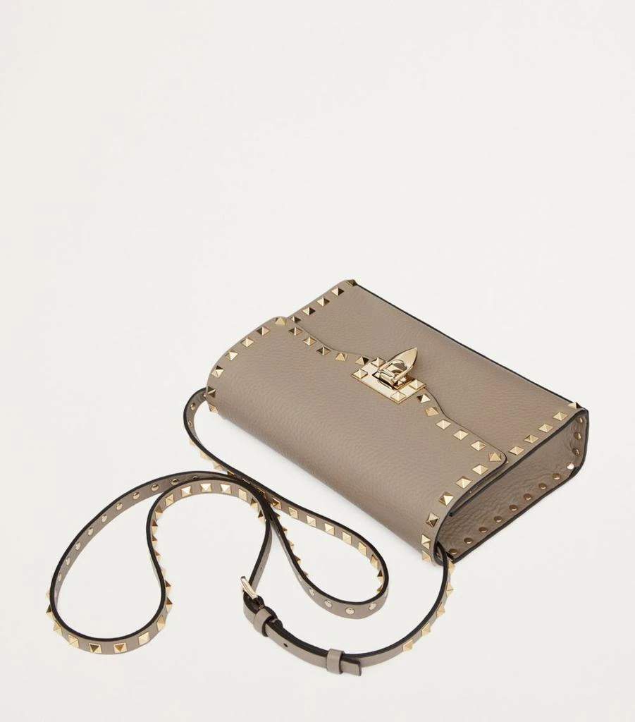 Valentino Calf Leather Rockstud Alcove Shoulder Bag 3
