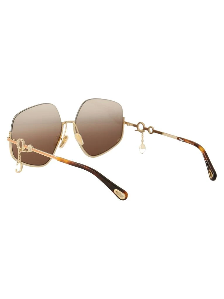 Chloé Chloé Eyewear Pentagonal Frame Sunglasses 4