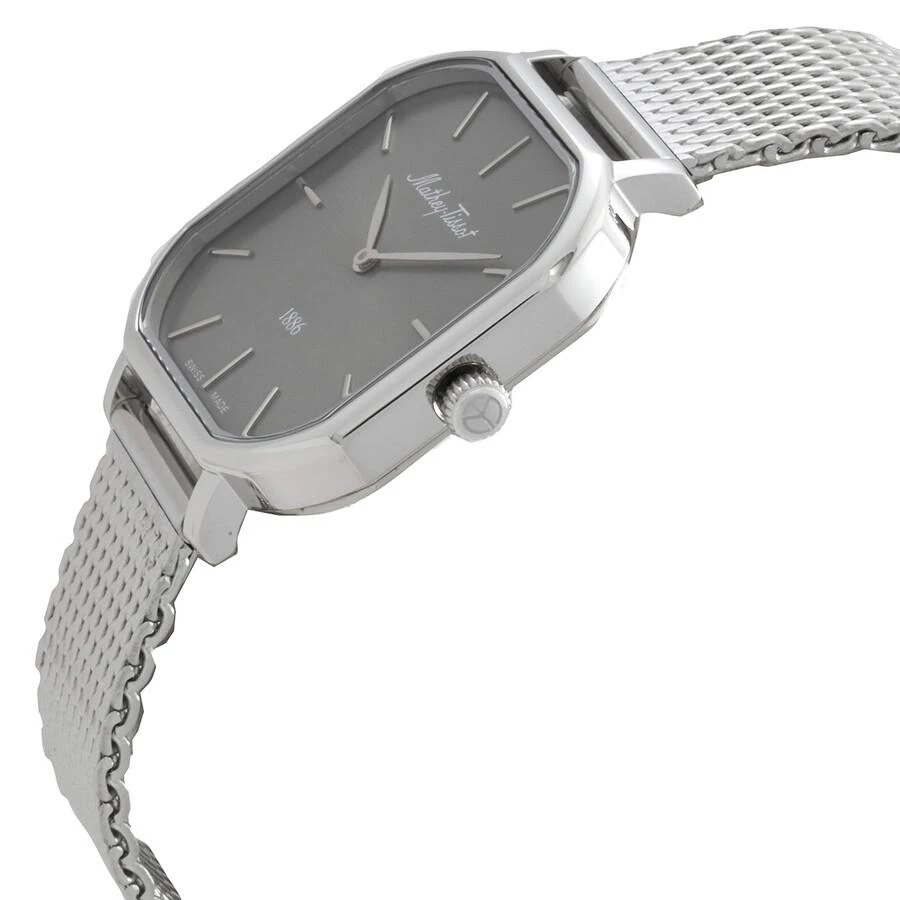 Mathey-Tissot Monsoon Square Quartz Silver Dial Ladies Watch D7917AS 2