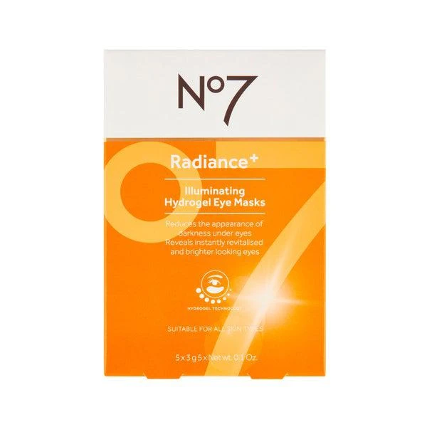 No7 No7 Radiance Plus Eye Masks 5pk 5