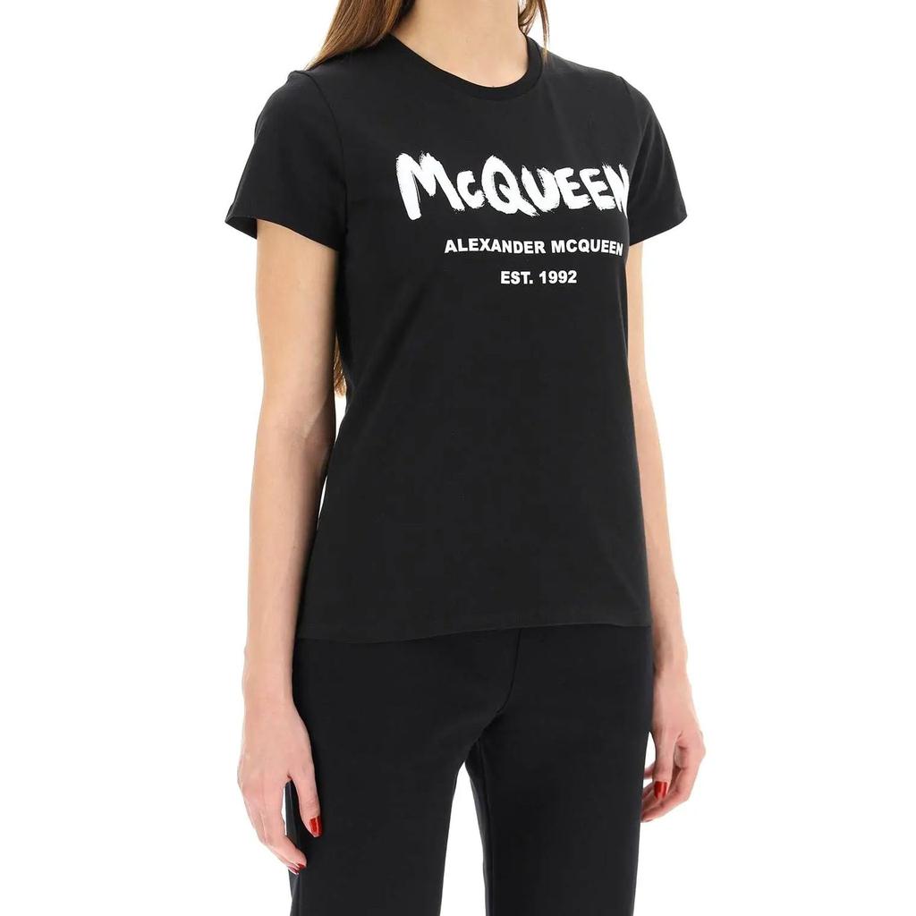 Alexander McQueen Alexander Mcqueen Cotton Logo T-Shirt