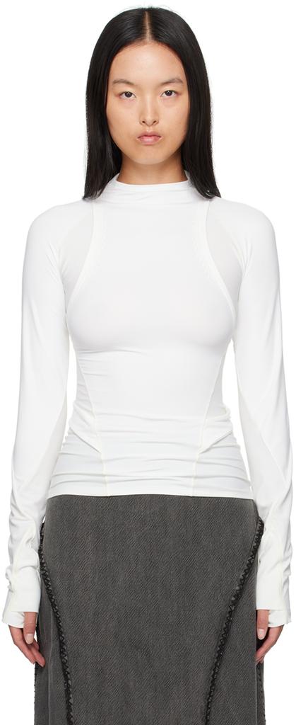 Hyein Seo White Football T-Shirt - T-Shirts - BeyondStyle