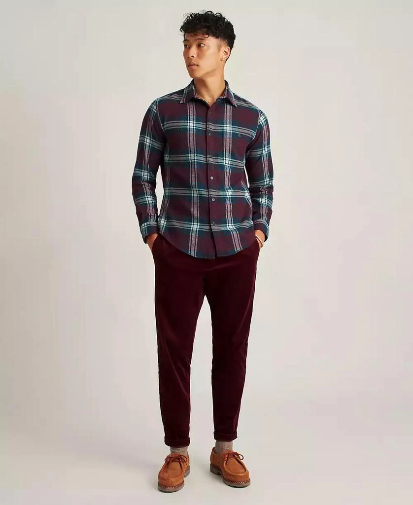 Bonobos Men's Slim Fit Long Sleeve Button-Front Stretch Plaid Flannel Shirt 4
