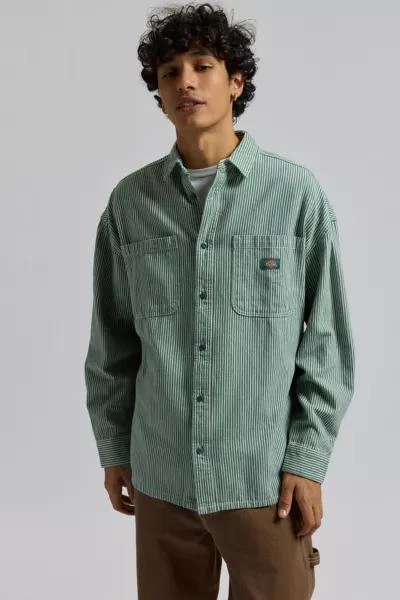 DICKIES Dickies Hickory Stripe Long Sleeve Shirt 1