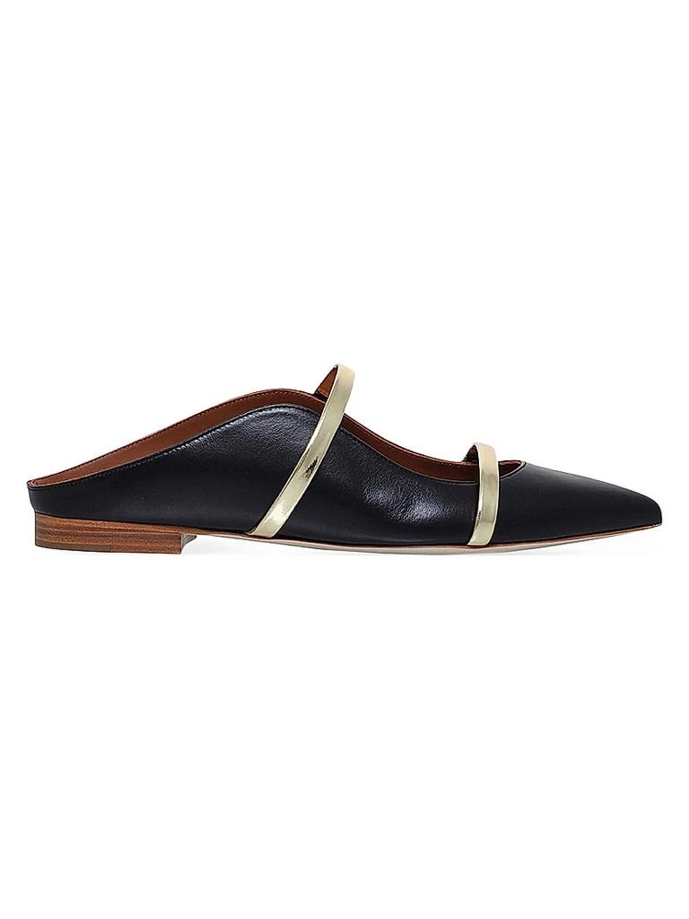 Malone Souliers Maureen Leather Flat Mules 1