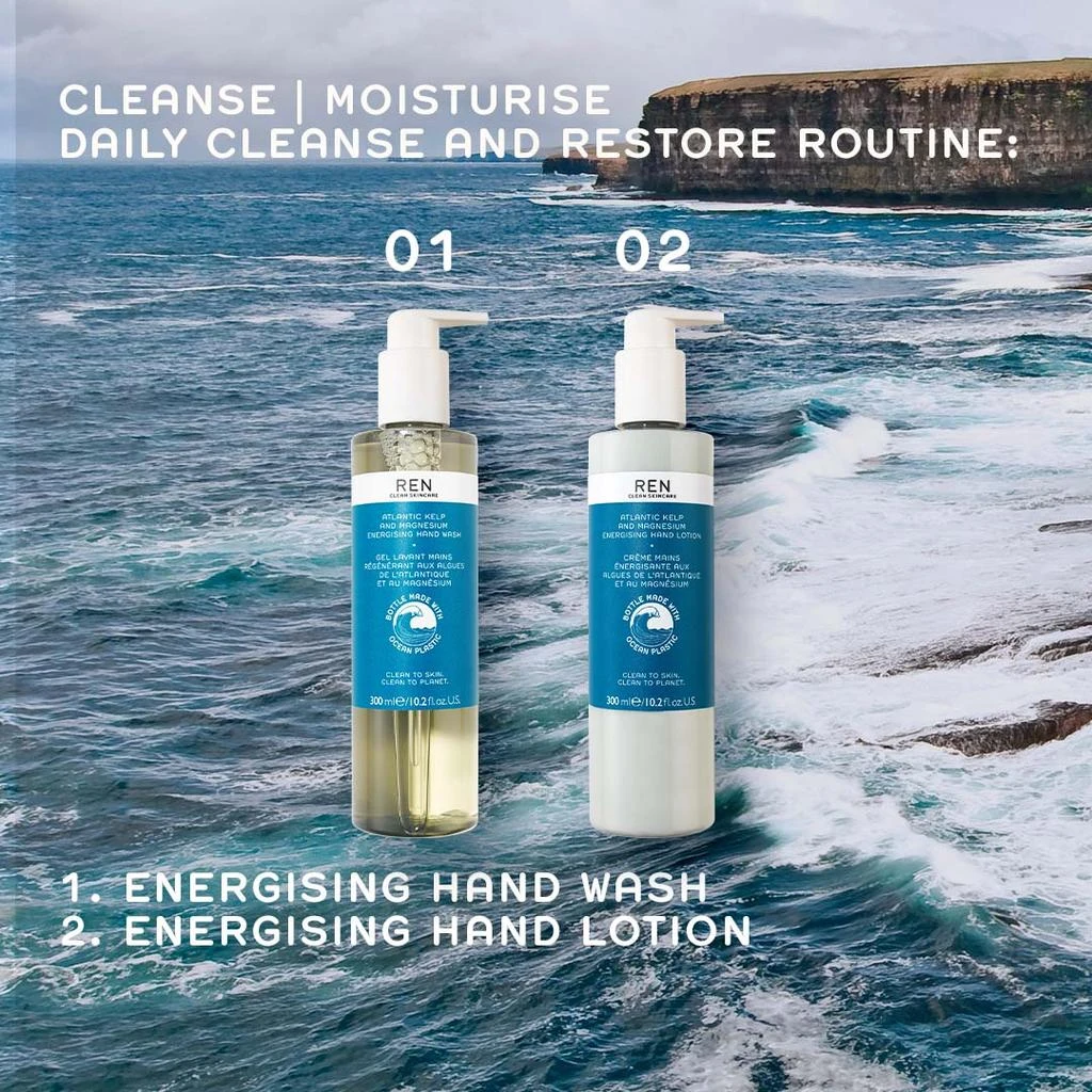 REN Clean Skincare Atlantic Kelp and Magnesium Energizing Hand Wash 5