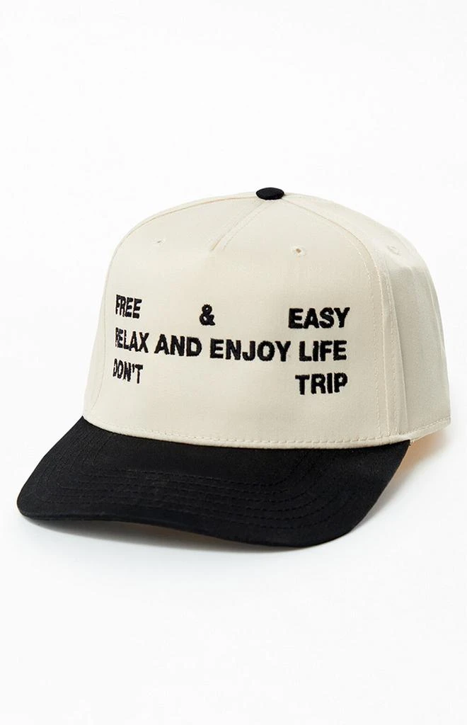 Free 
Easy Trifecta Two Tone 5 Panel Snapback Hat 3