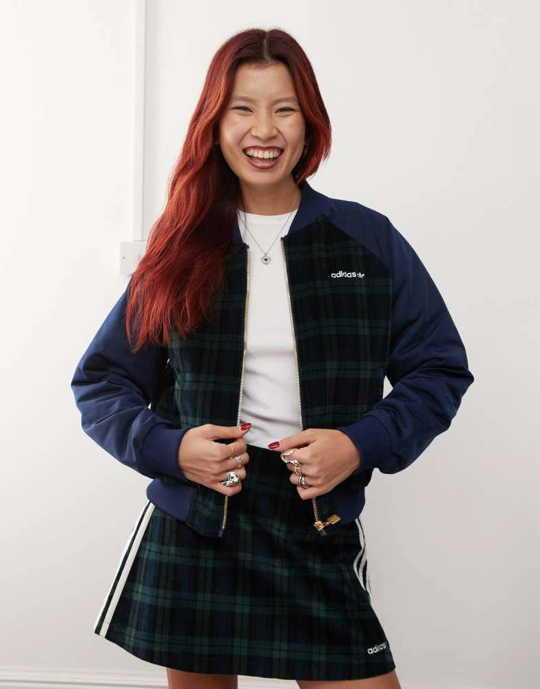 Adidas adidas Originals tartan jacket 2