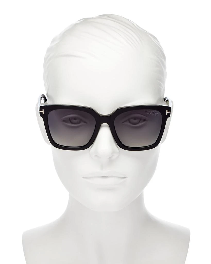 Tom Ford Selby Polarized Square Sunglasses, 54mm 2