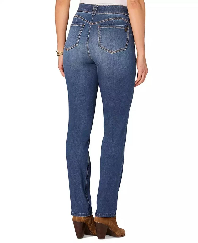 Democracy Petite "Ab"solution Straight-Leg Jeans 2
