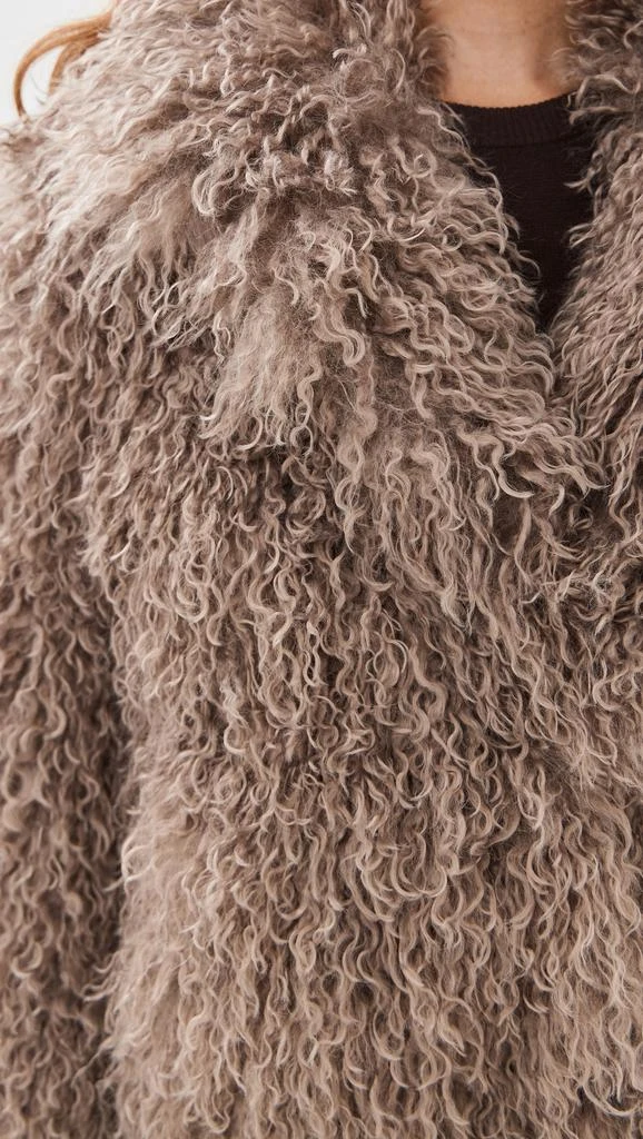 Sablyn Relaxed Fur Coat 5
