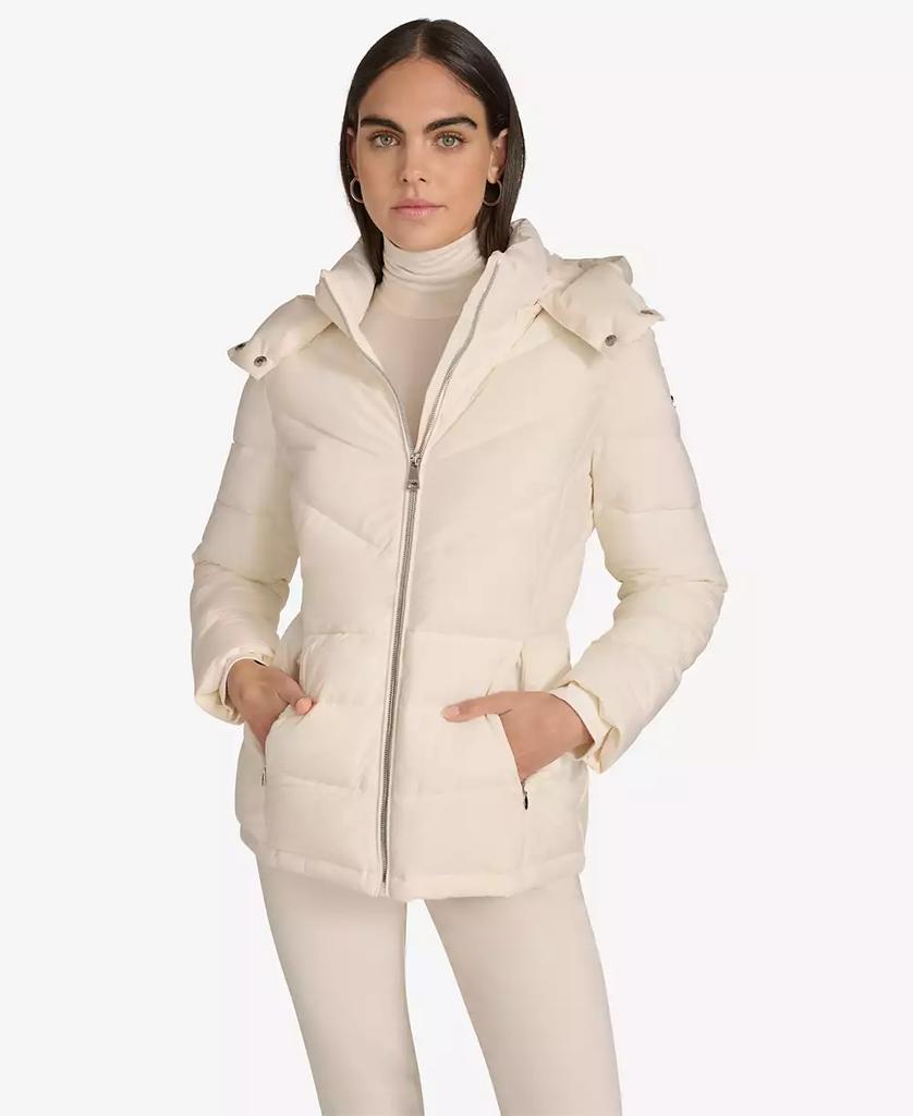 Calvin Klein Women's Short Zip Front Puffer Jacket