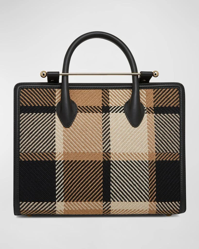 Strathberry Midi Tartan Tote Bag 4
