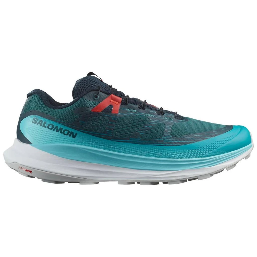 Salomon Men's Ultra Glide 2 Trail Running Shoes In Atlantic Deep/blue Radiance/fiery Red 1