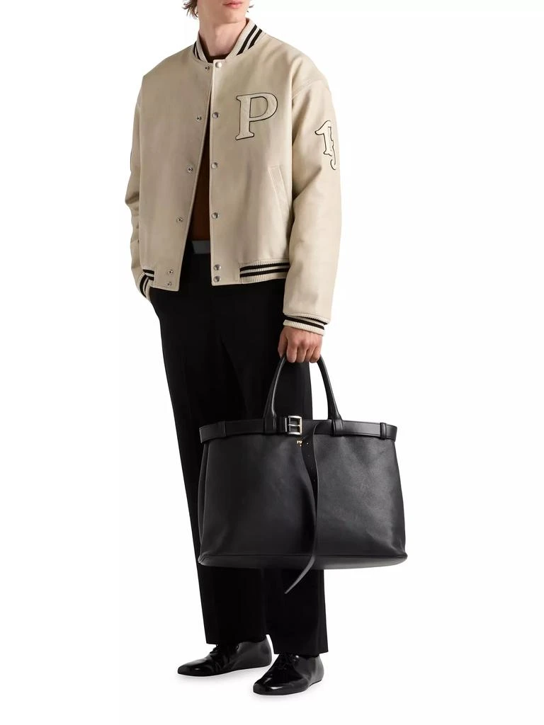 Prada Padded Leather Bomber Jacket 2
